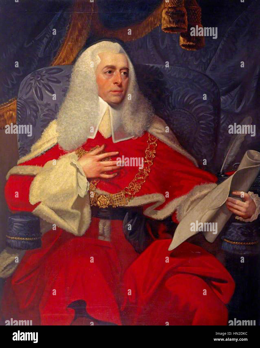 Lord Loughborough by Mather Brown Stock Photo