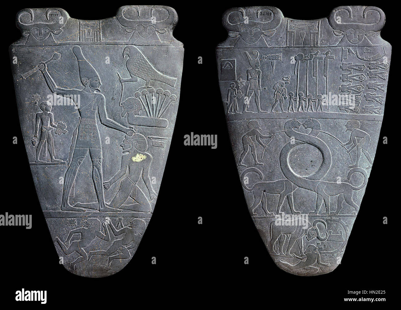 Narmer Palette Stock Photo