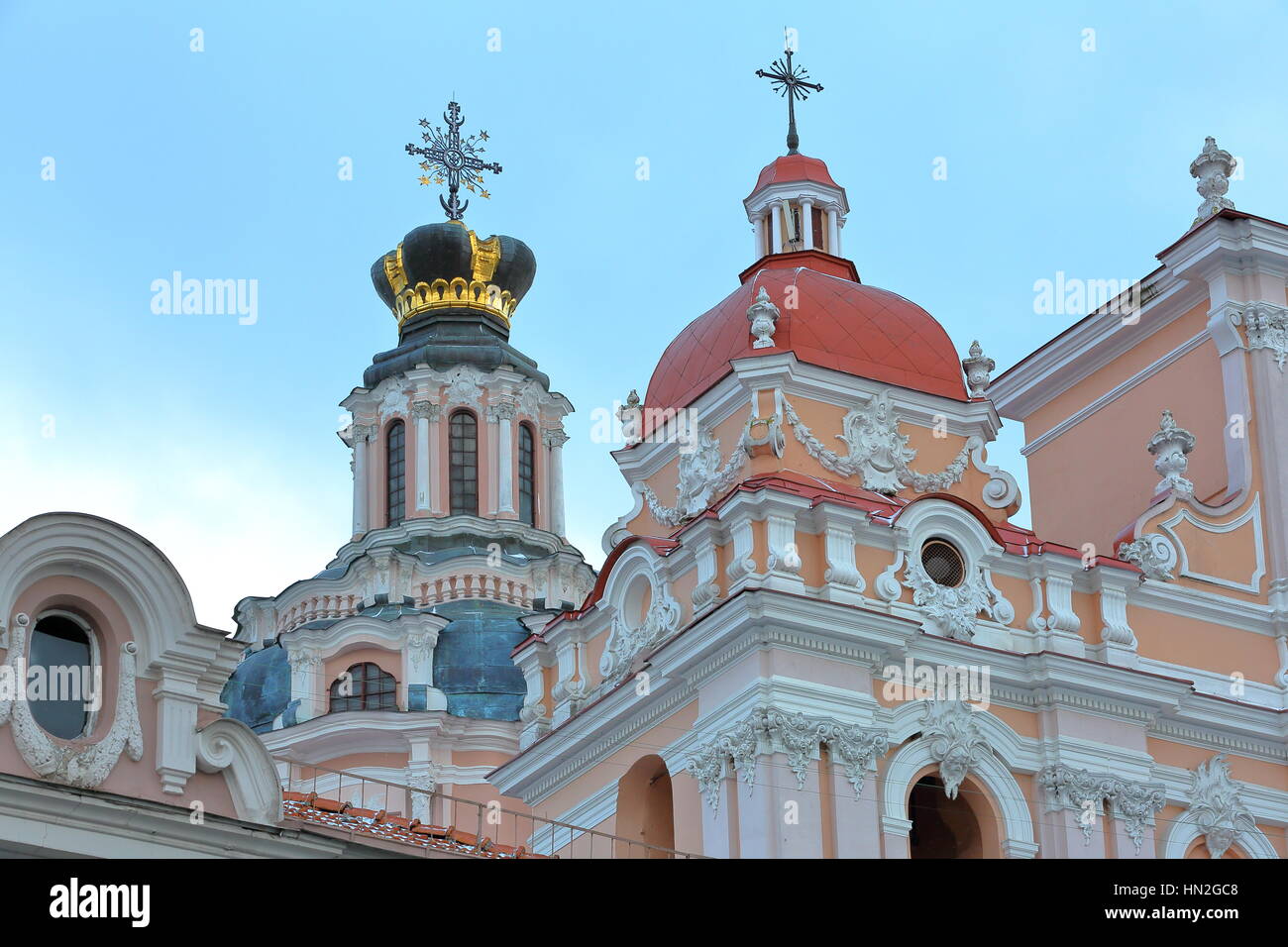 VILNIUS, LITHUANIA St Casimir's Church with its colorful baroque style
