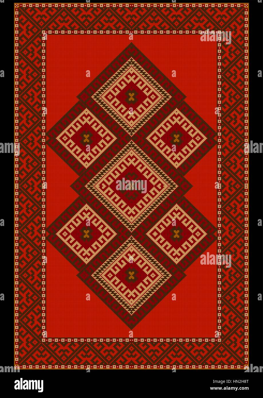Rug detail Stock Vector Images - Alamy