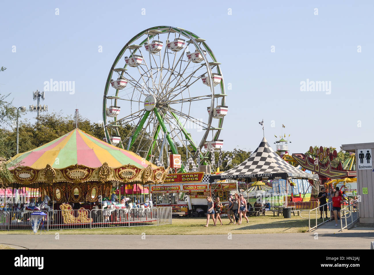 Woodland, California, USA, 20 August 2016. The Yolo County Fair, the