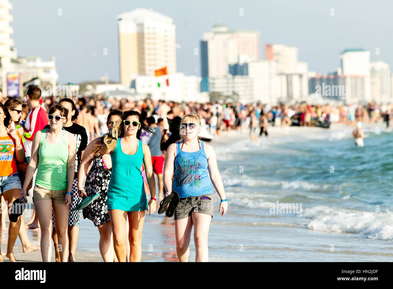 Panama beach crowd hires stock photography and images Alamy