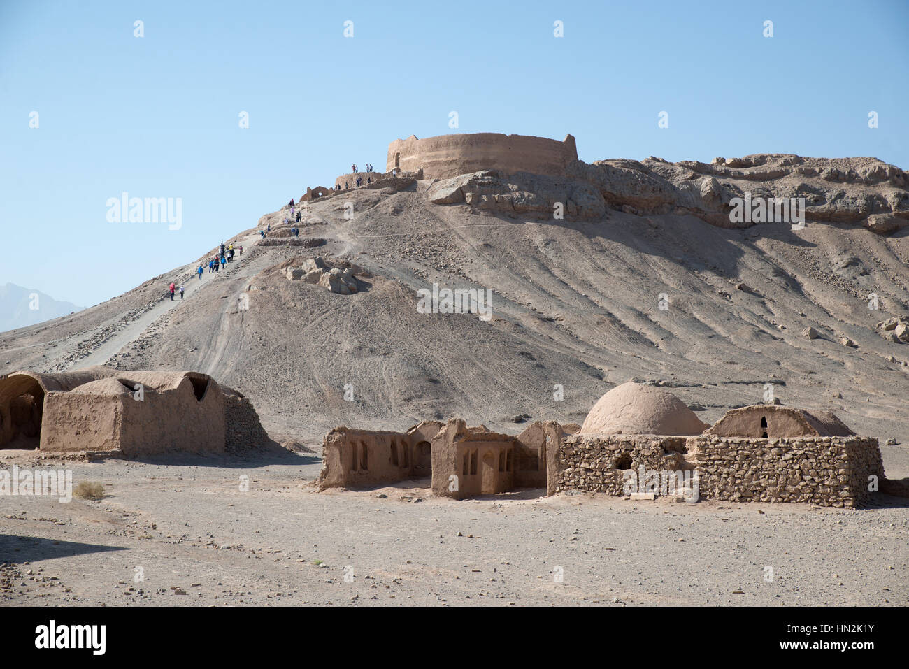 Zoroastrian Towers of Silence, Yazd, Iran Stock Photo