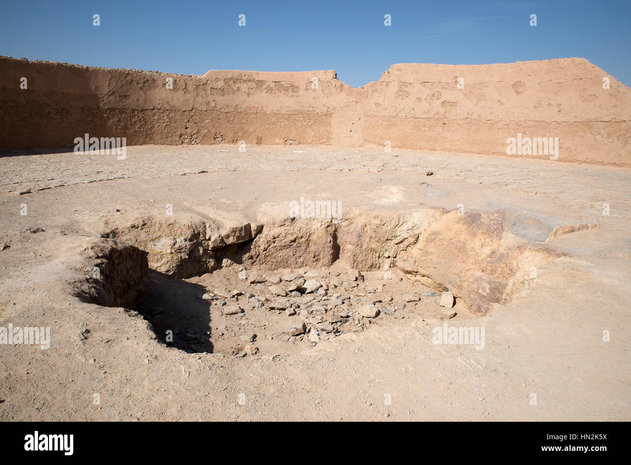 Zoroastrian Towers of Silence, Yazd, Iran Stock Photo