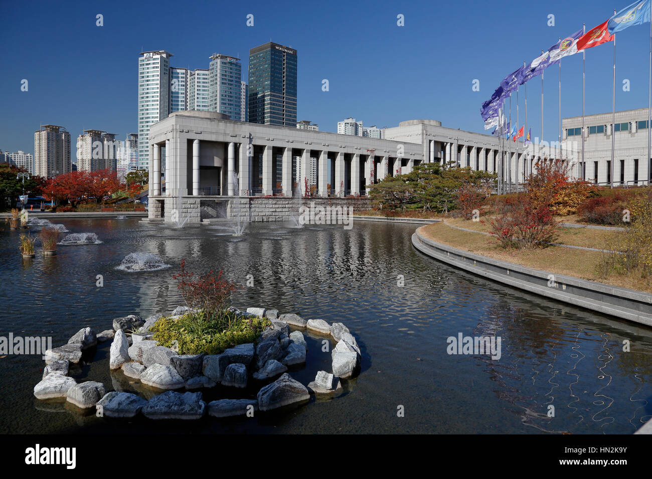 War Memorial of Korea, Jeonjaeng ginyeomgwan, Yongsan-dong, Seoul, South Korea - NOVEMBER 2013 Stock Photo
