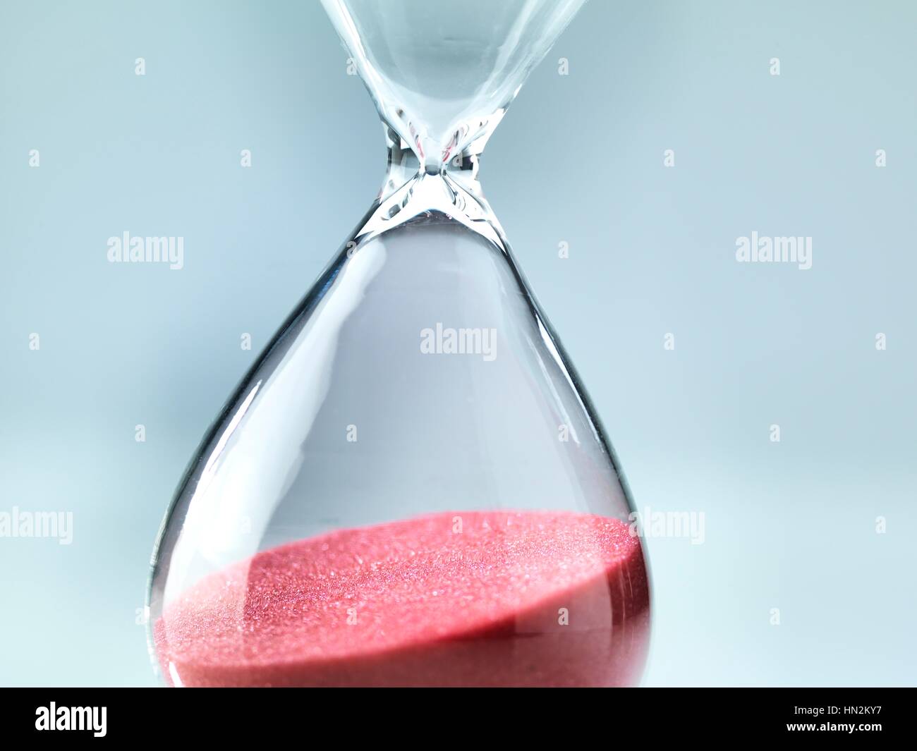 Finished hourglass. Stock Photo