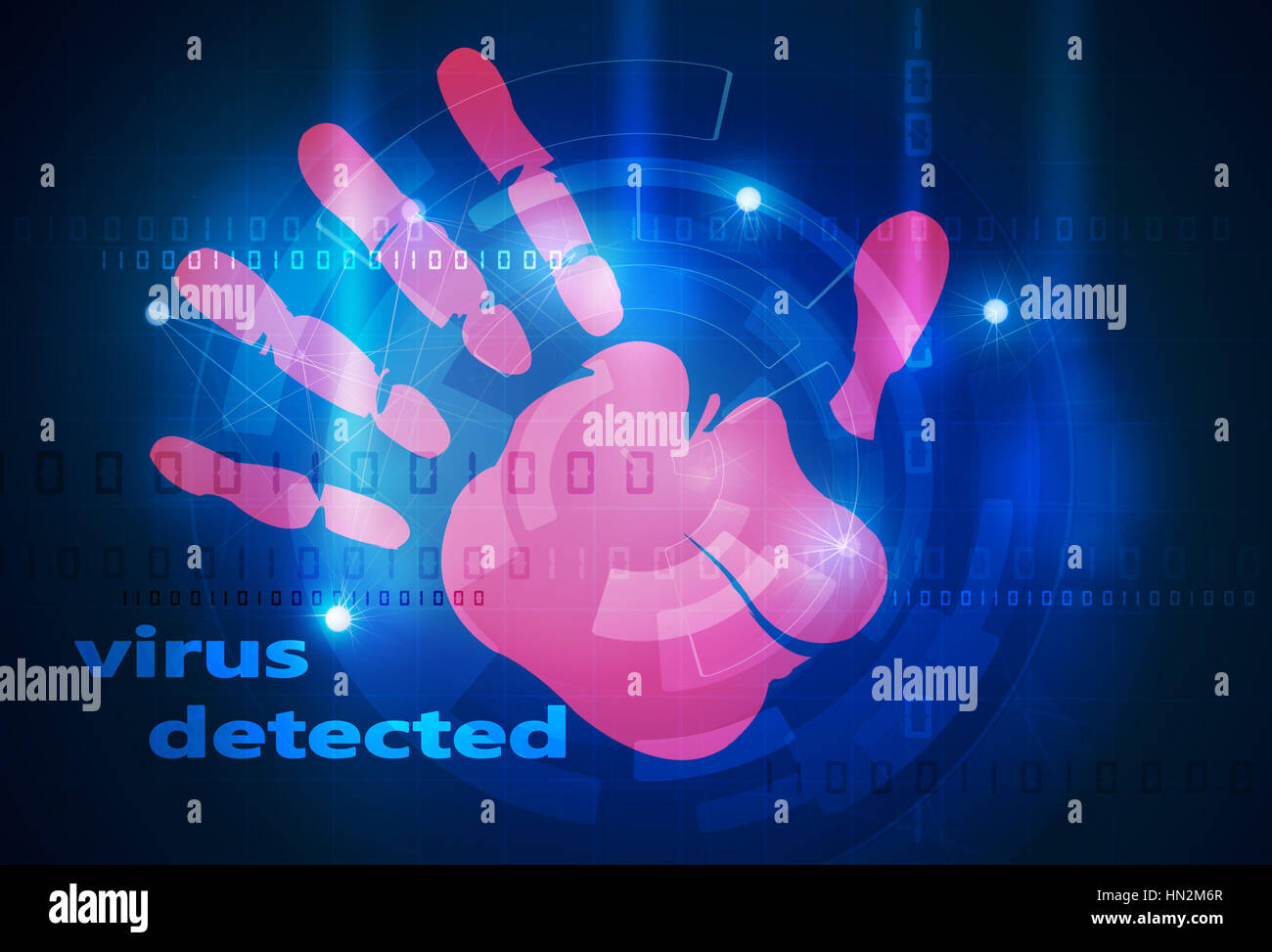 antivirus system Stock Photo