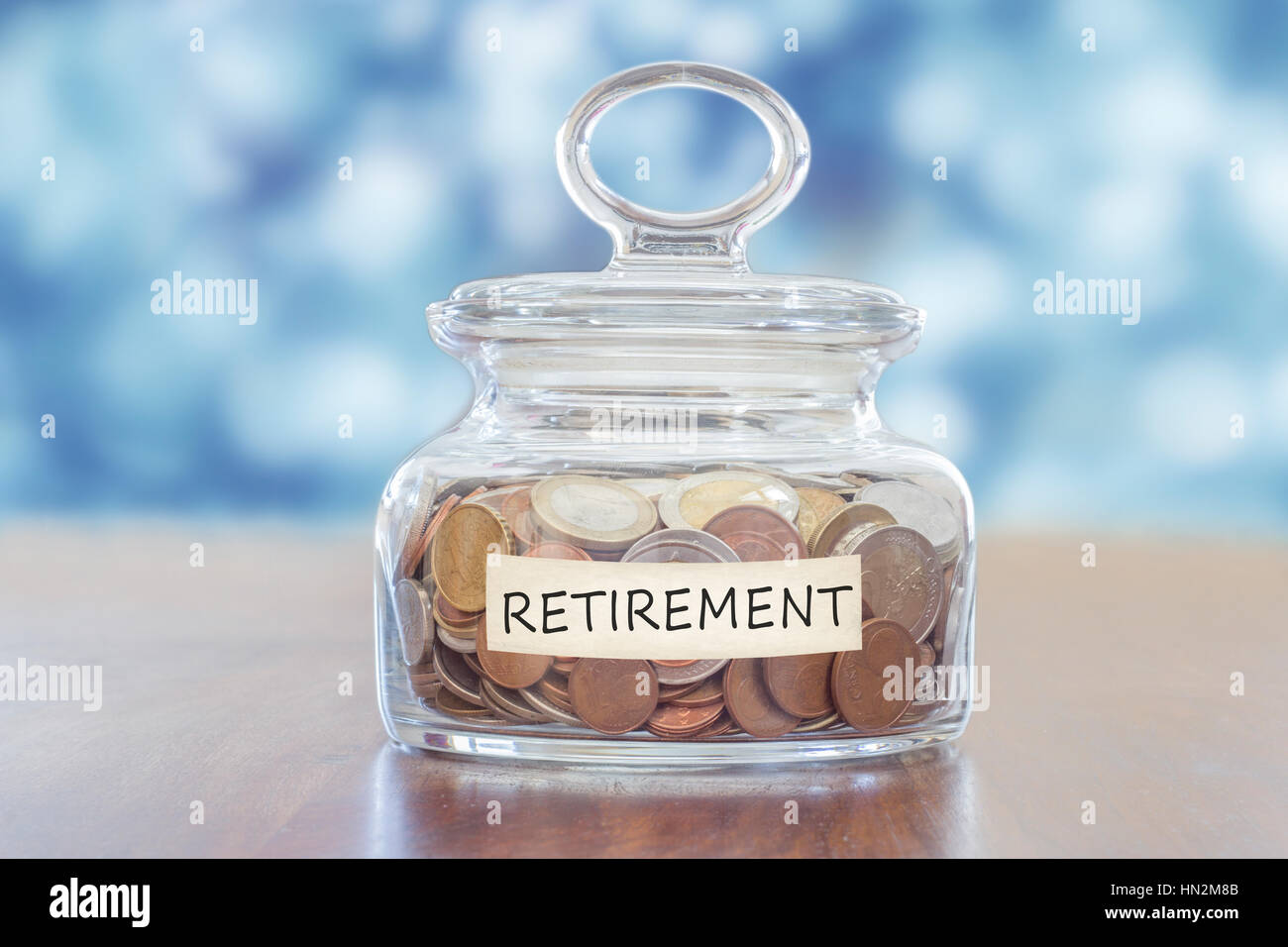 pension savings Stock Photo