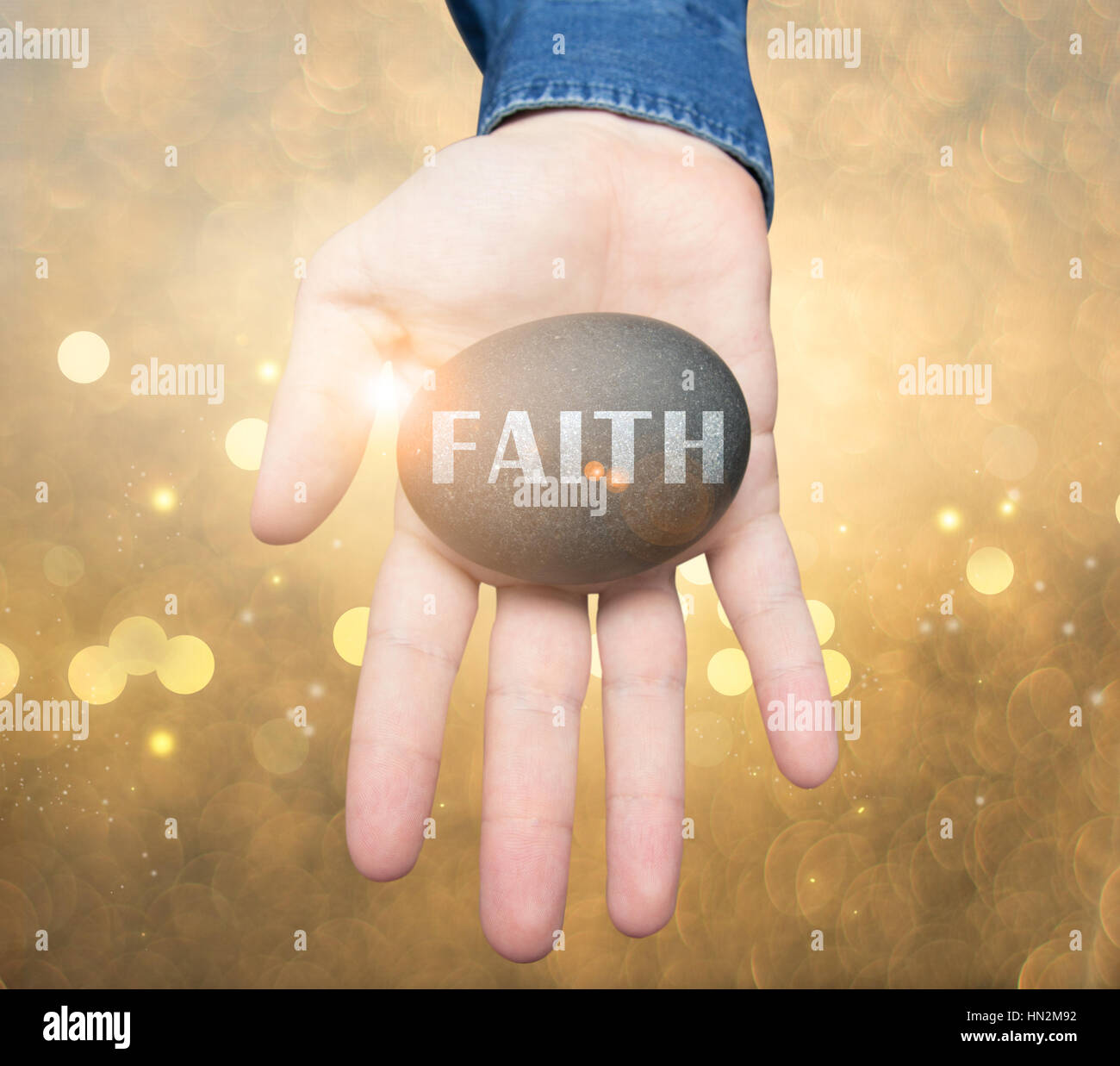 hand offering faith Stock Photo