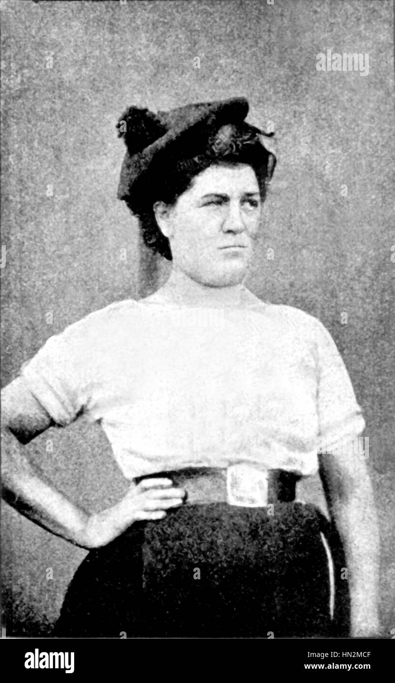 Portrait of Clara Fournier,'pointeuse' of the Commune 1871 France - Paris Commune Musee de Saint-Denis Stock Photo