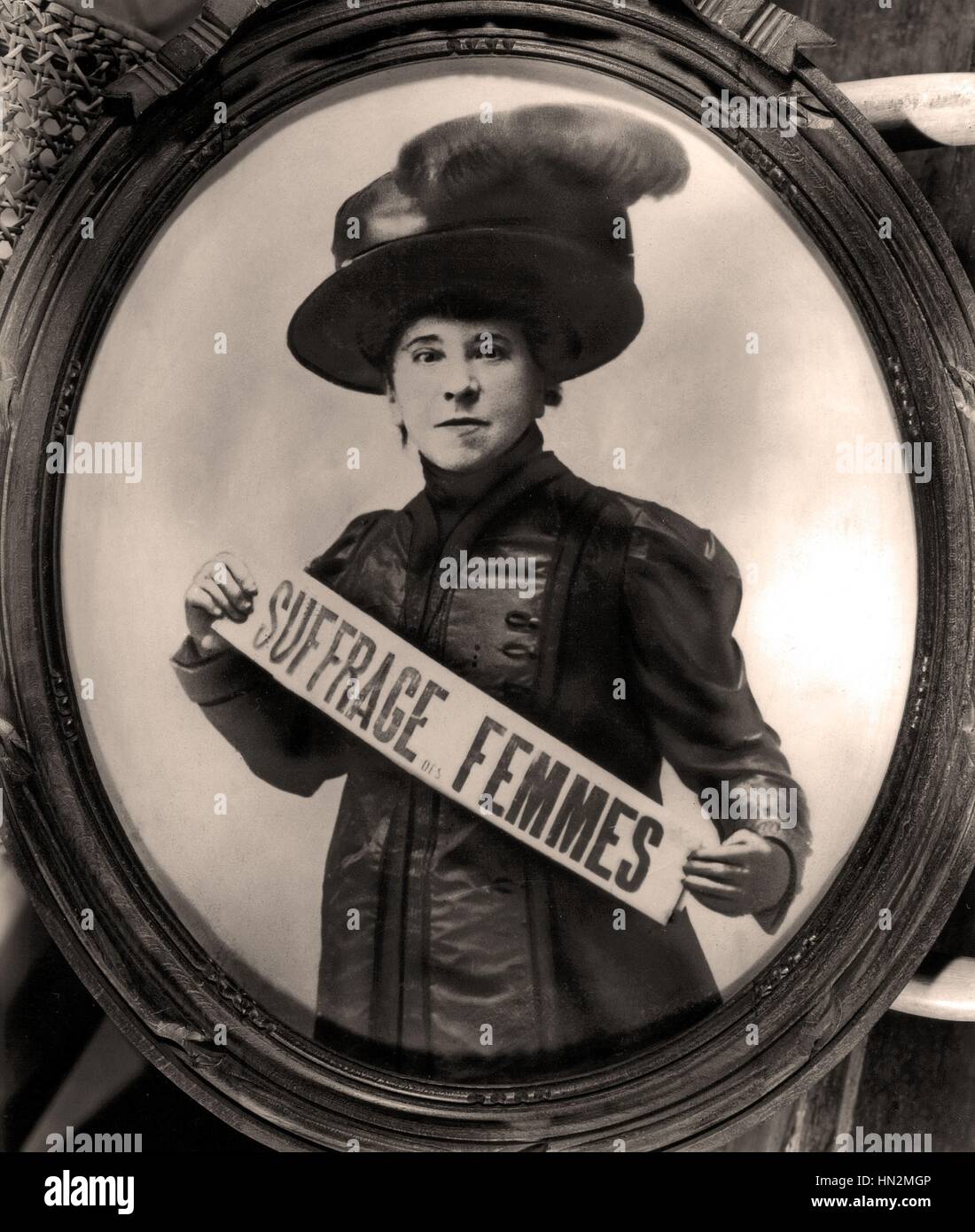 Hubertine Auclert (1848-1914), suffragette France Early 20th century ...