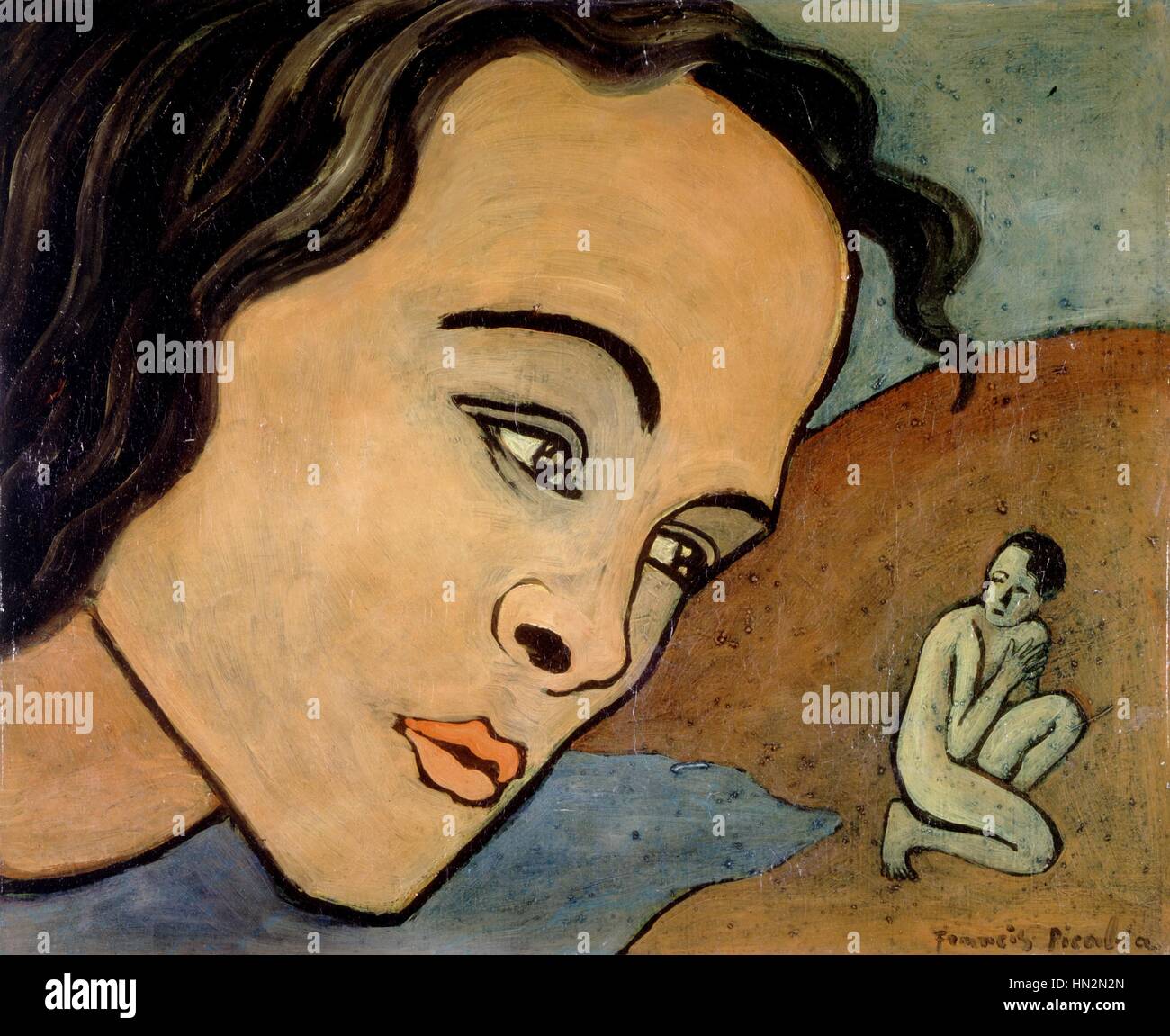 Francis Picabia French school Vision Oil on canvas (60 x 73 cm) Private collection Stock Photo