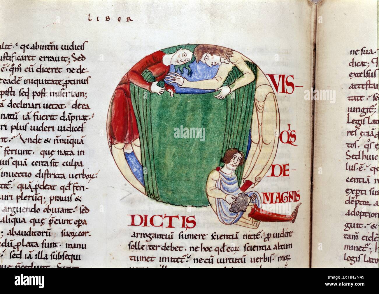 Manuscript. 'Moralia in Job', by Gregory the Great. Abbey of Citeaux ...