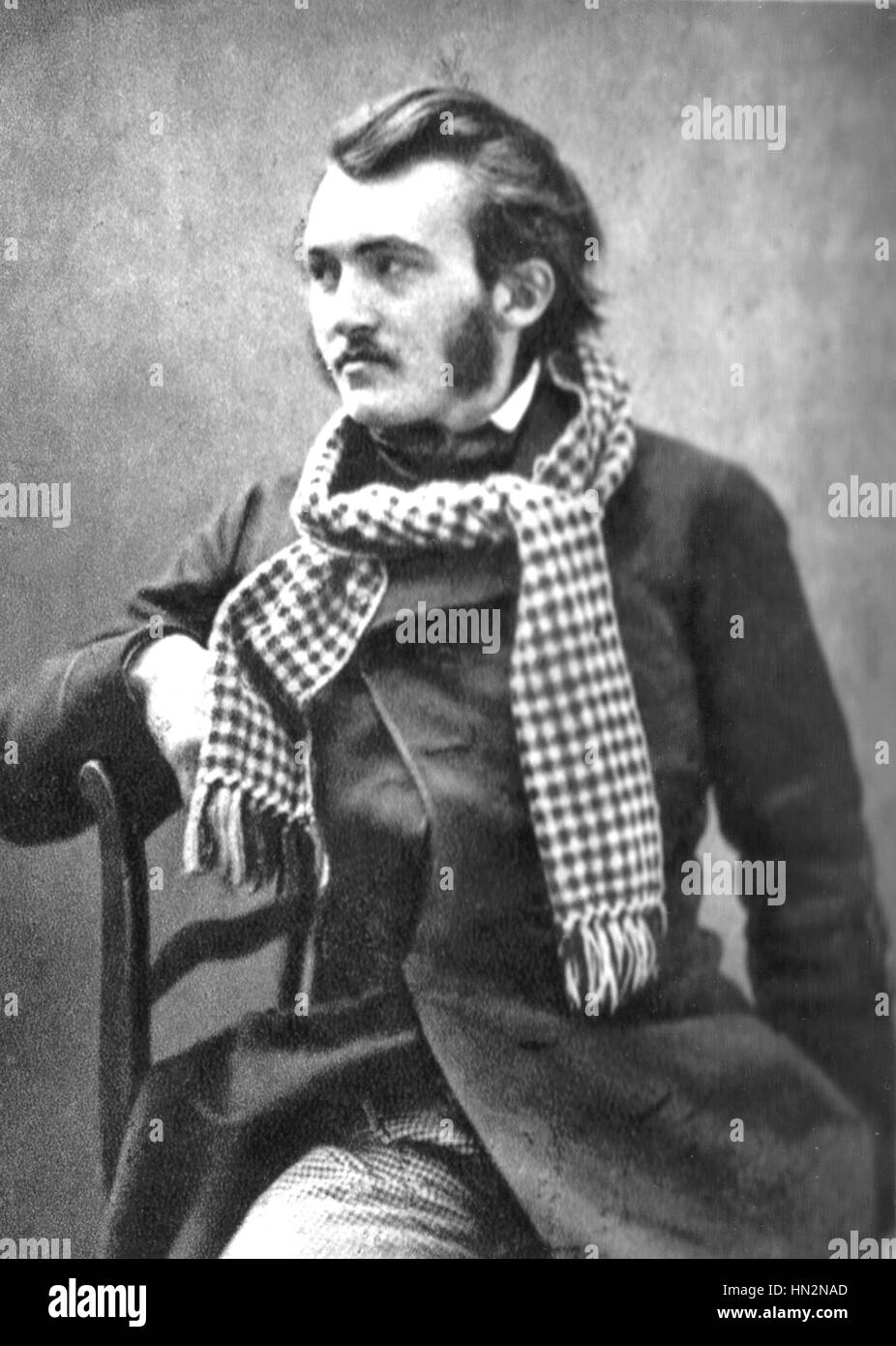 Portrait of Gustave Dore (1832-1883) 1863 France Stock Photo