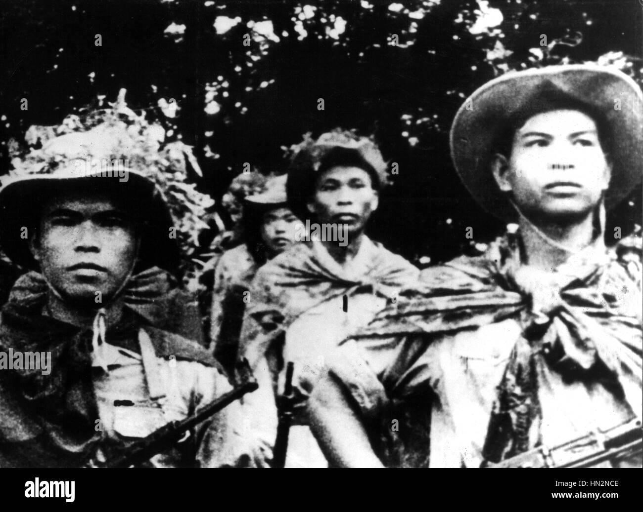 South-Vietnam soldiers 1960s Vietnam war Stock Photo