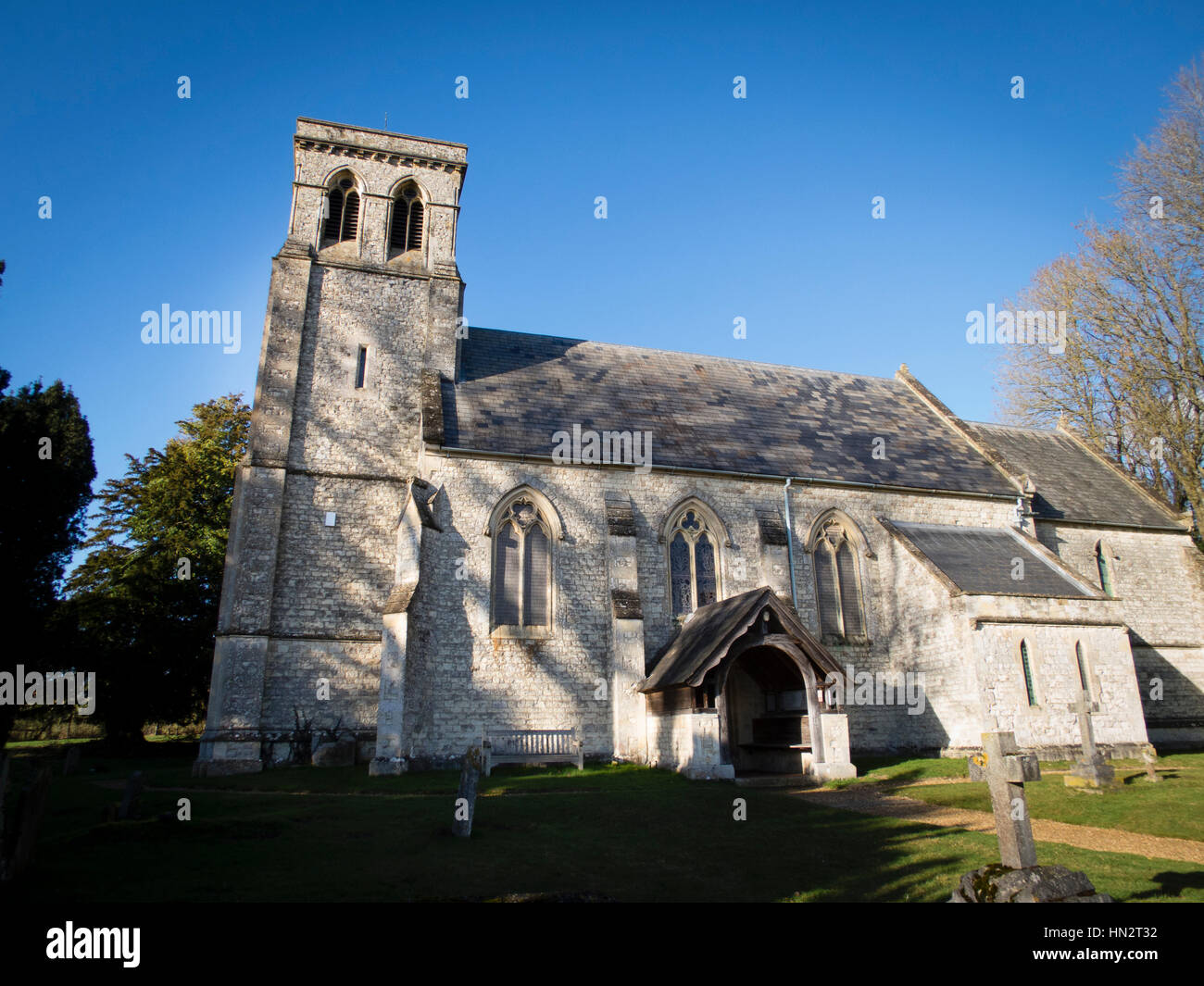 All Saints Church in Dogmersfield, Hampshire Stock Photo