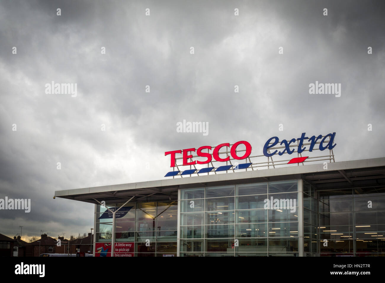 Tesco extra logo hires stock photography and images Alamy