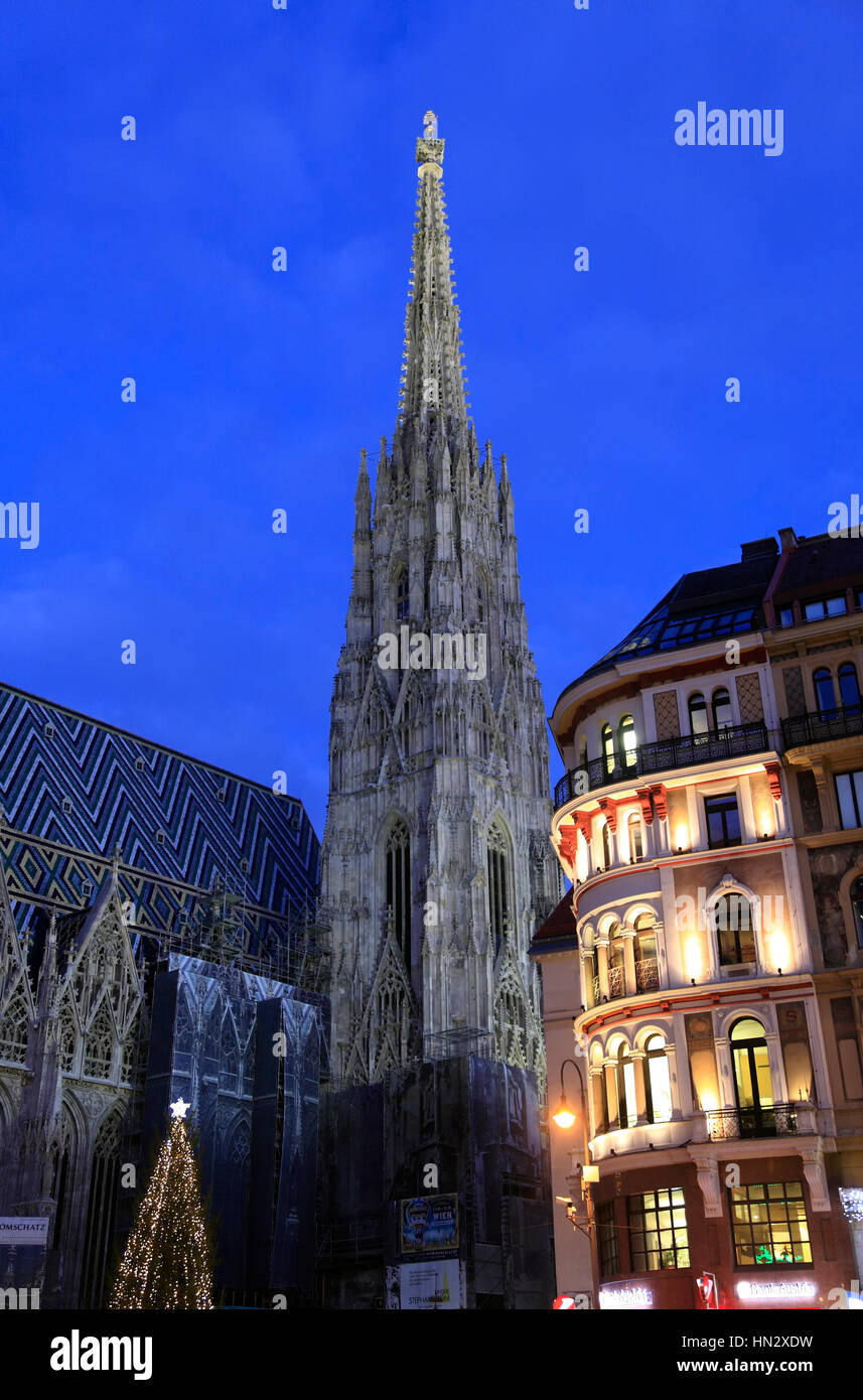 St. Stefansdom, St. Steffen's Cathedral, Vienna, Austria, Europe Stock Photo