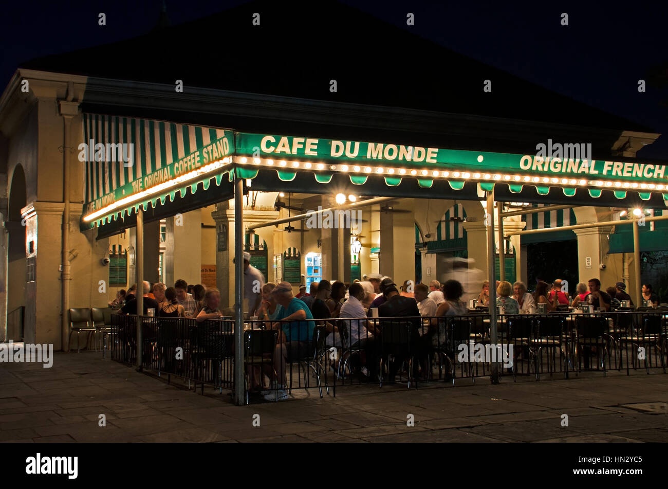 New Orleans, USA July 13, 2015 Famous Cafe Du Monde in New Orleans