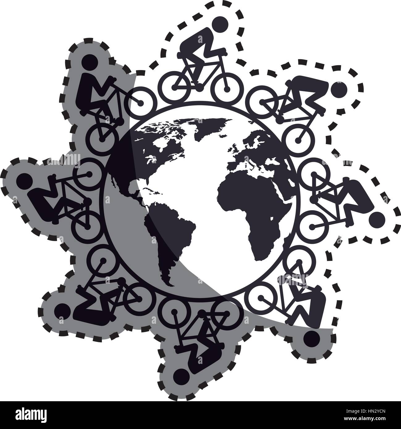 Olympic track cycling Stock Vector Images - Alamy