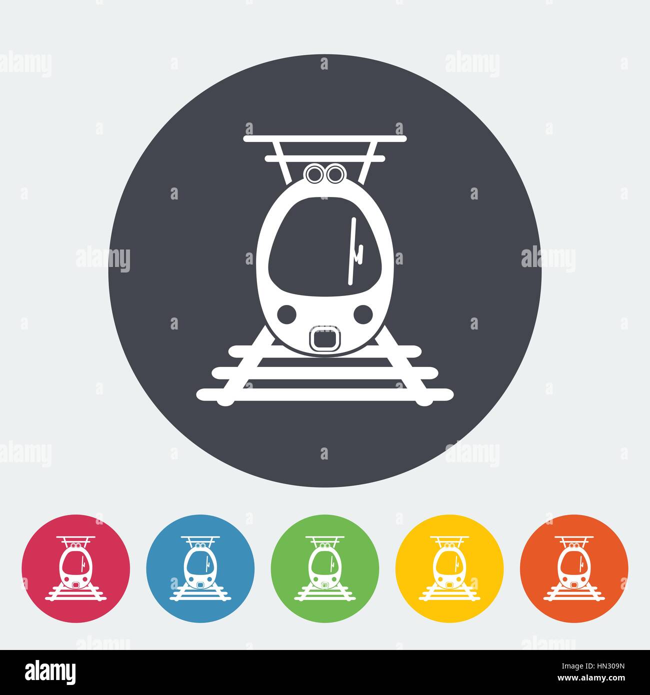 Tramway train station Stock Vector Images - Alamy