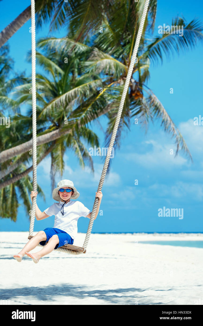 Swinging Kid Asia Stock Photos Swinging Kid Asia Stock