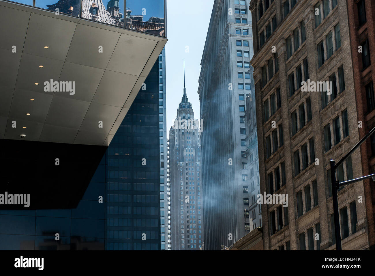 New York City USA Skyline empire state the Big Apple Skyscraper Stock ...