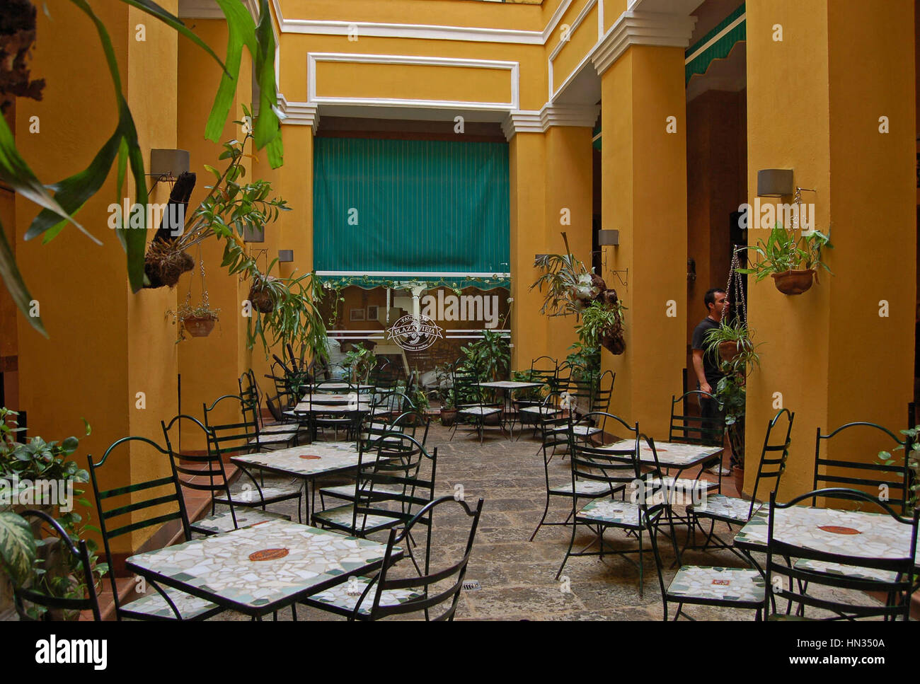 Scenes in Plaza Vieja, Havana Stock Photo