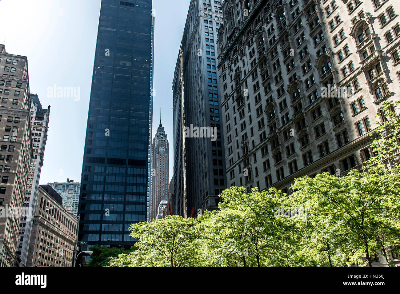 New York City USA Skyline empire state the Big Apple Skyscraper Stock ...