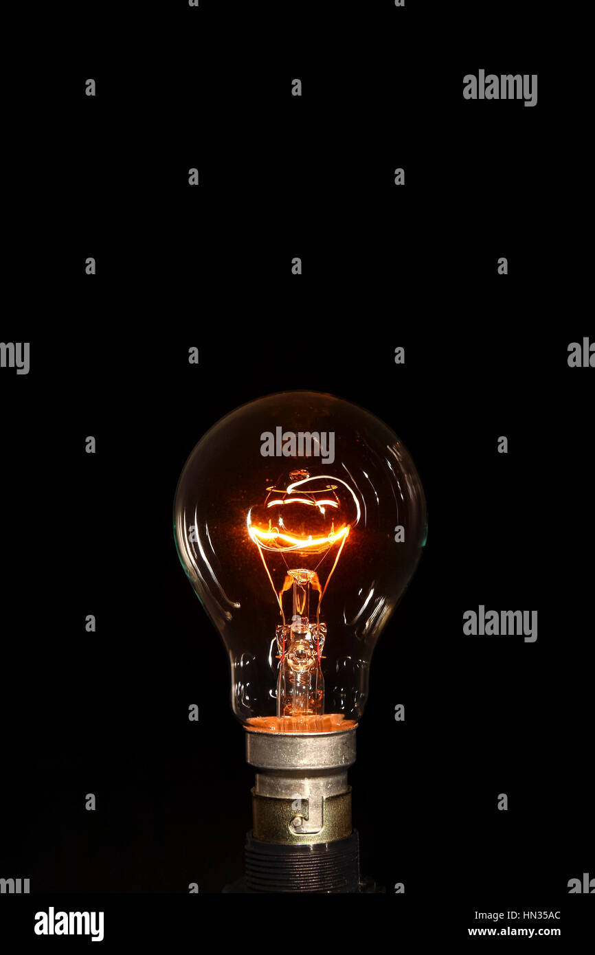 Conceptual image of a dimmed light bulb synonymous with an idea