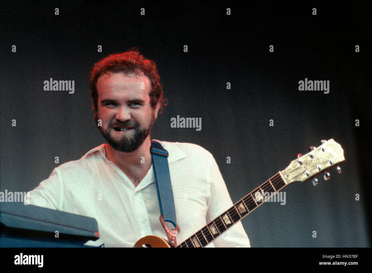 John Martyn at Glastonbury 1984 Stock Photo - Alamy