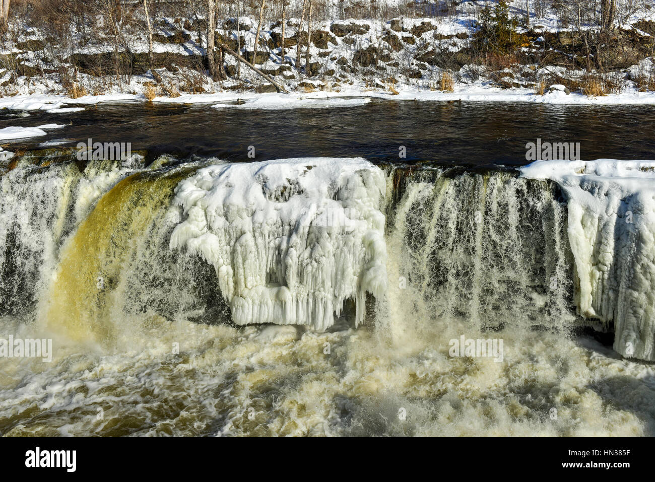 Hog's Back falls located on the Rideau River in Hog's Back park in ...