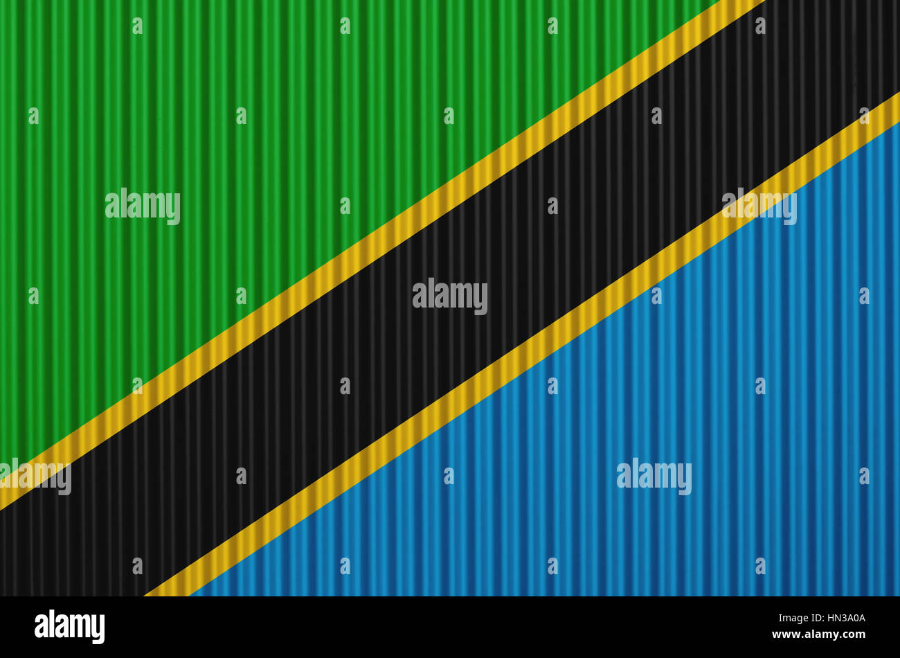 Flag in colors tanzania hi-res stock photography and images - Alamy