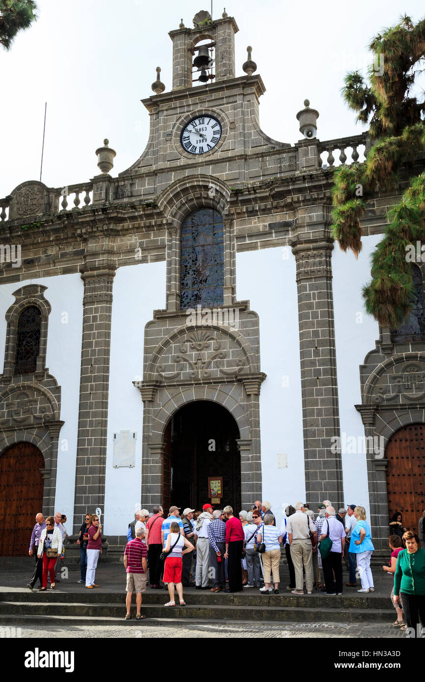 exterior of Basílica Nuestra Señora del Pino cathedral, Teror, Gran Canaria Stock Photo