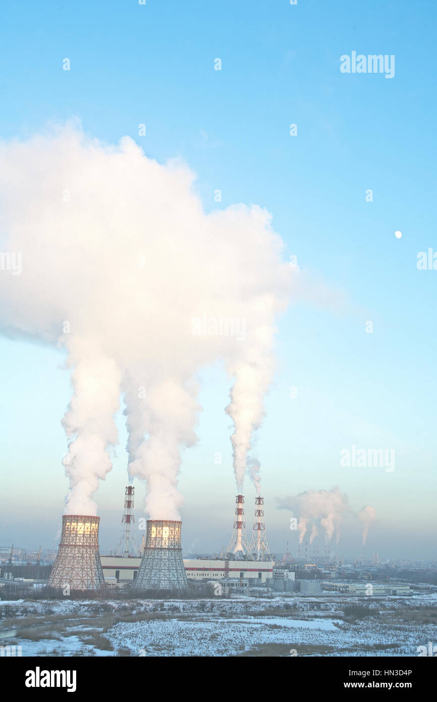 Thermal power plant Stock Photo
