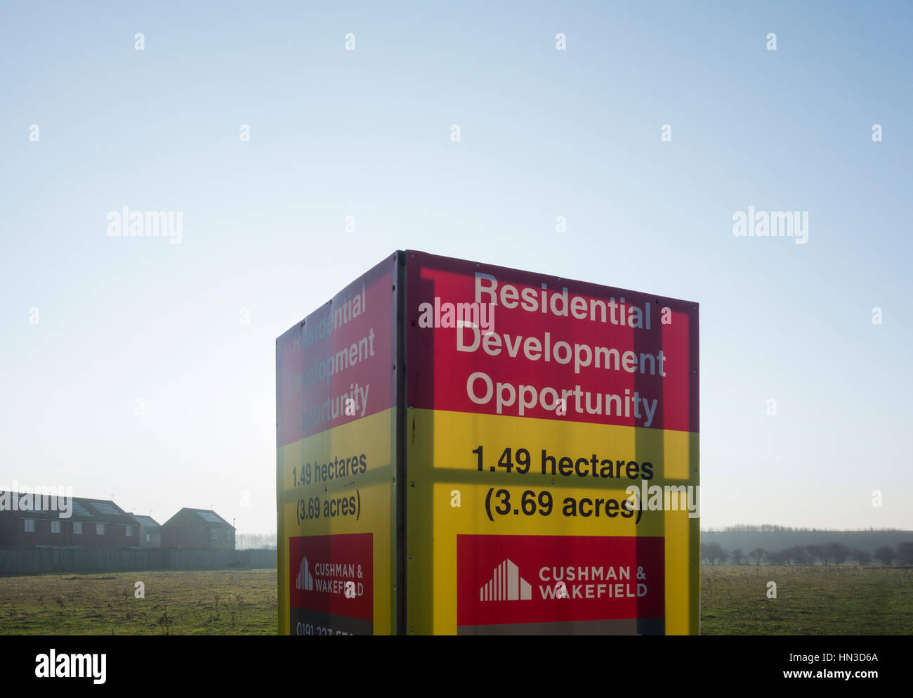 Land for sale for residential development. Hartlepool, north east