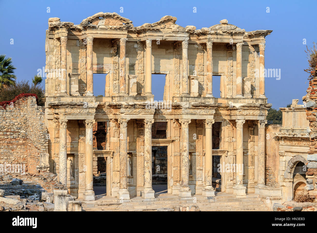 Celcius Library Or Brothel Ephesus Turkey Stock Photo - Alamy