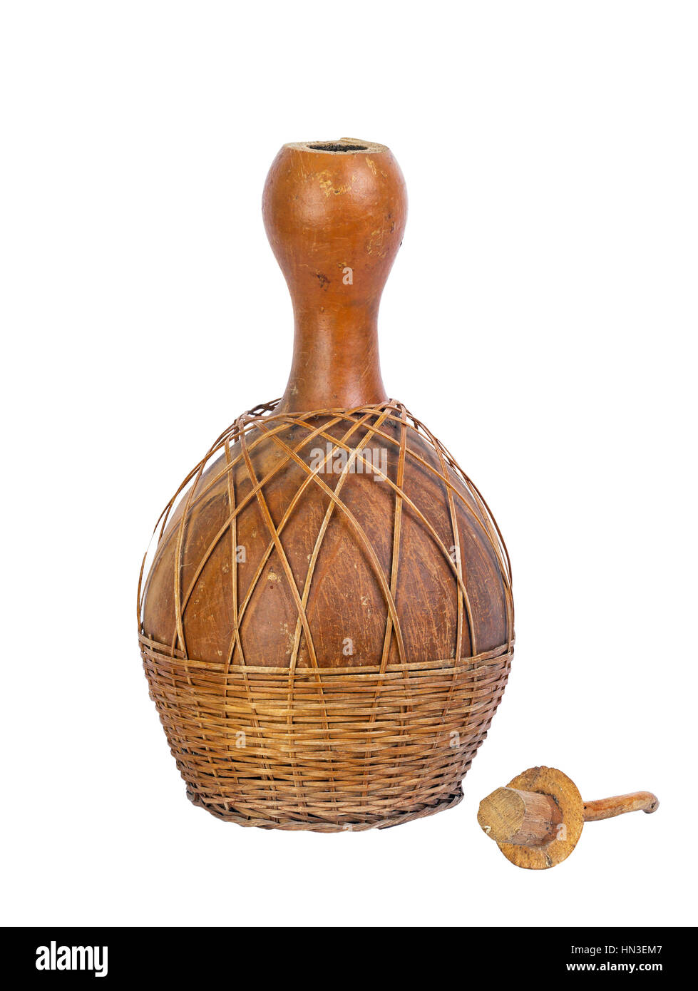 dried bottle gourd used for traditional canteen for drinking water with