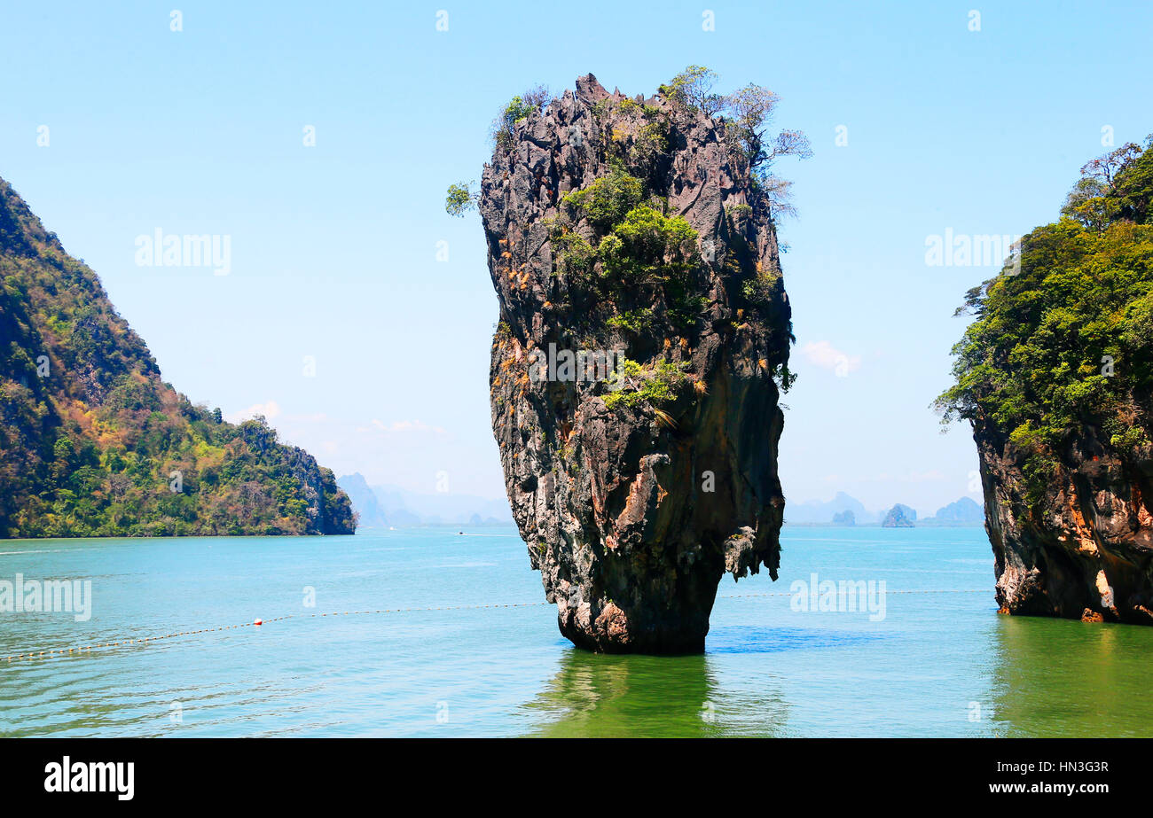 Ko Tapu, James Bond Island, Phang Nga Bay, Thailand, Asien Stock Photo