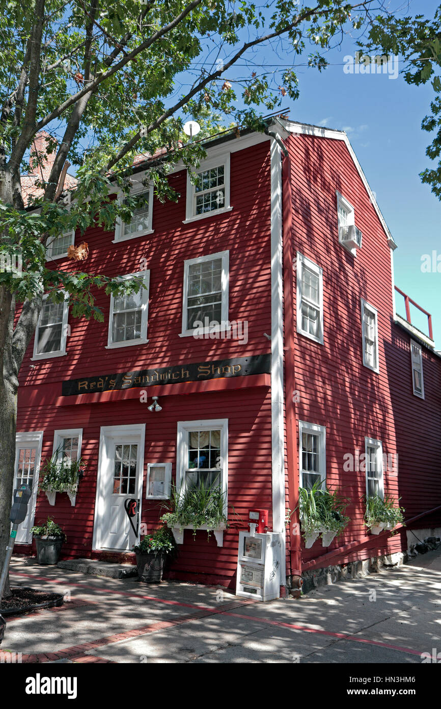 Red's Sandwich Shop in Salem, Massachusetts, United States. Stock Photo