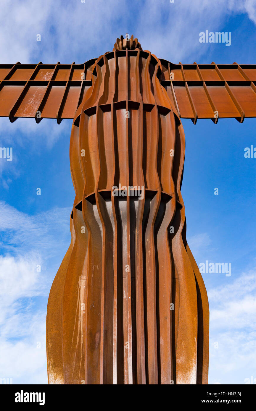 Anthony Gormleys Angel of the North Sculpture  in Gateshead Stock Photo