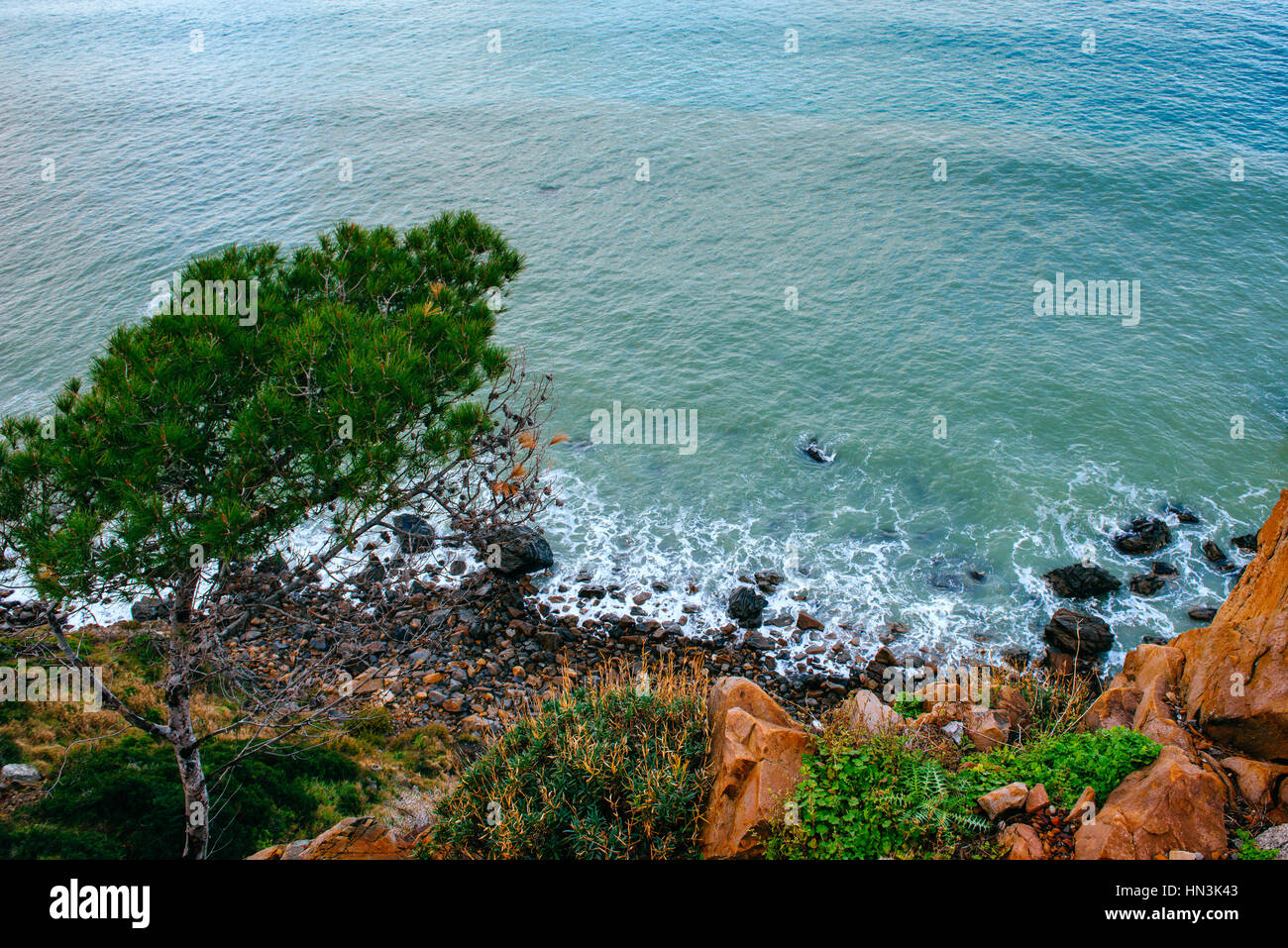 Beautiful Cape Milazzo. Italy Stock Photo - Alamy