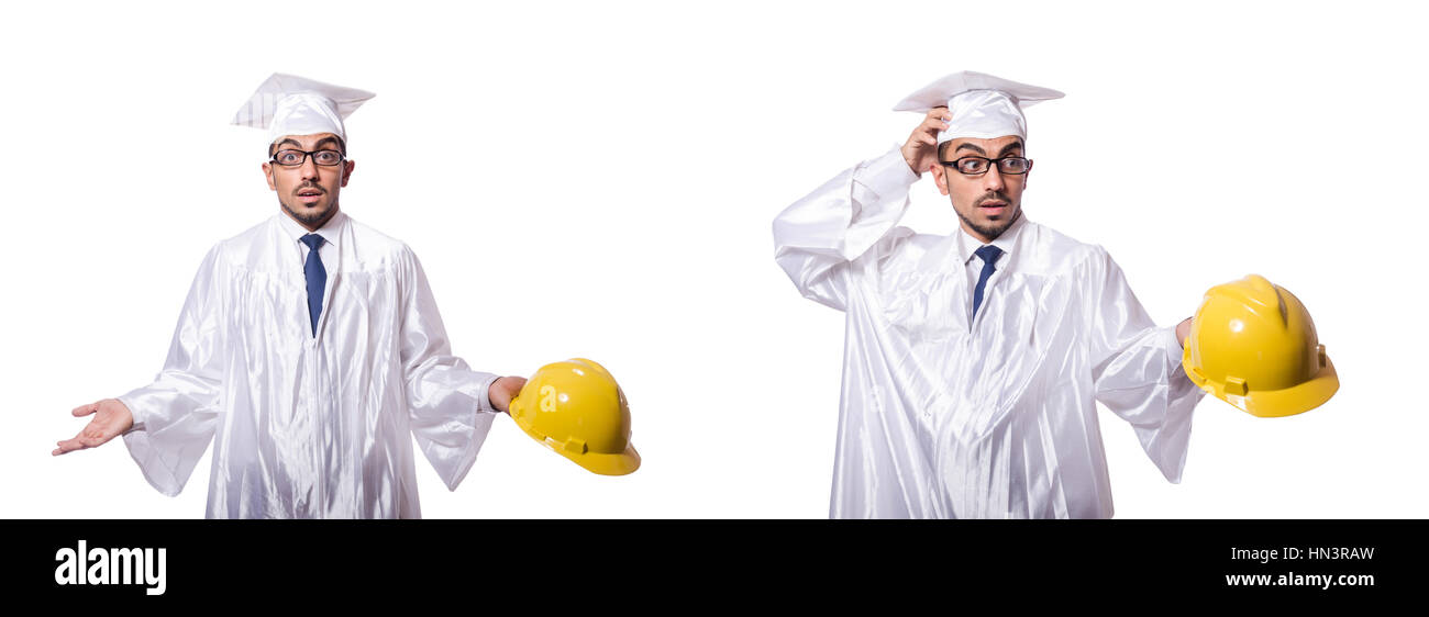 Construction worker college student Cut Out Stock Images & Pictures - Alamy