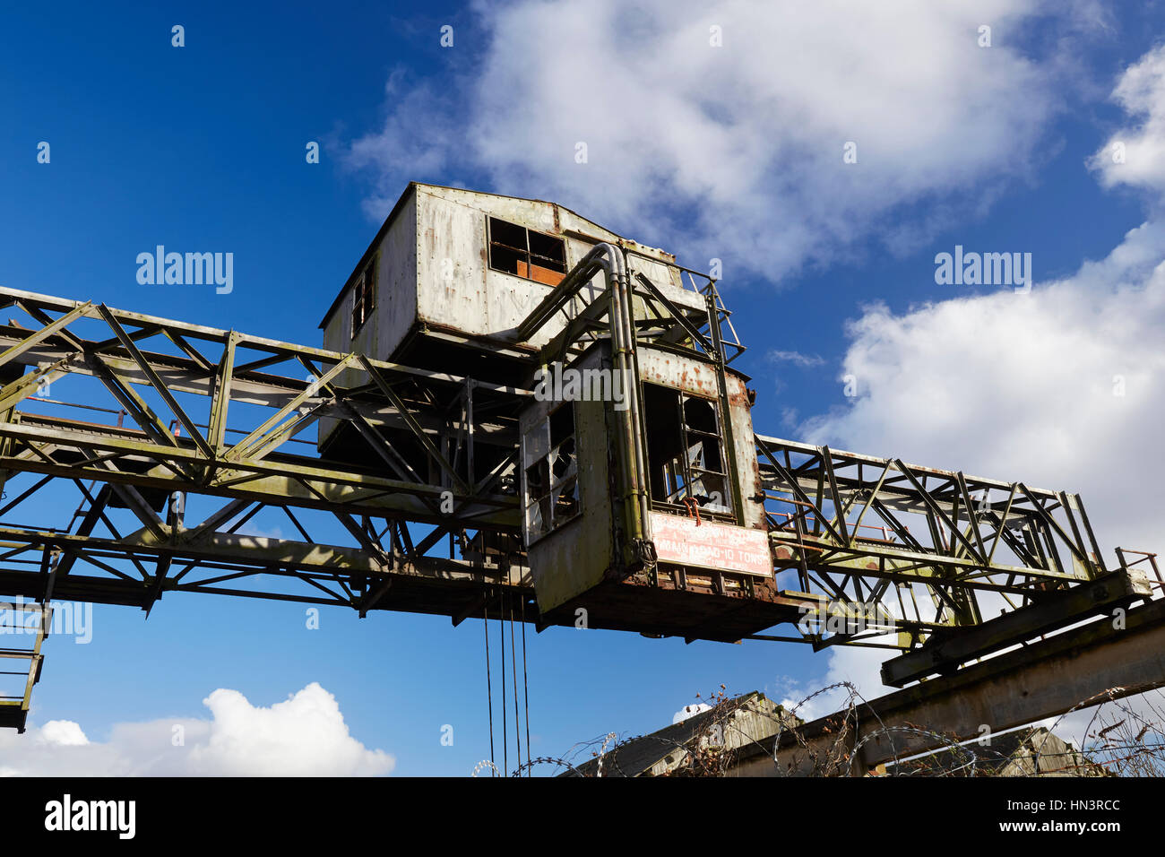 Gantry Crane at Chillington Wharf Wolverhampton West Midlands Enngland UK Stock Photo