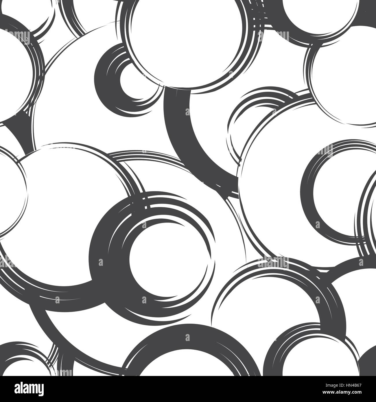 Abstract geometric seamless pattern. Bubble ornamental background ...