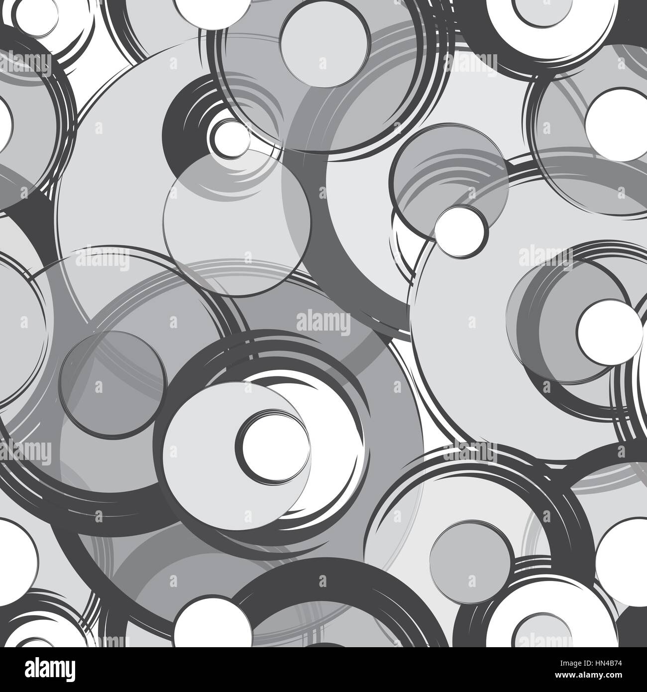 Abstract geometric seamless pattern. Bubble ornamental background ...