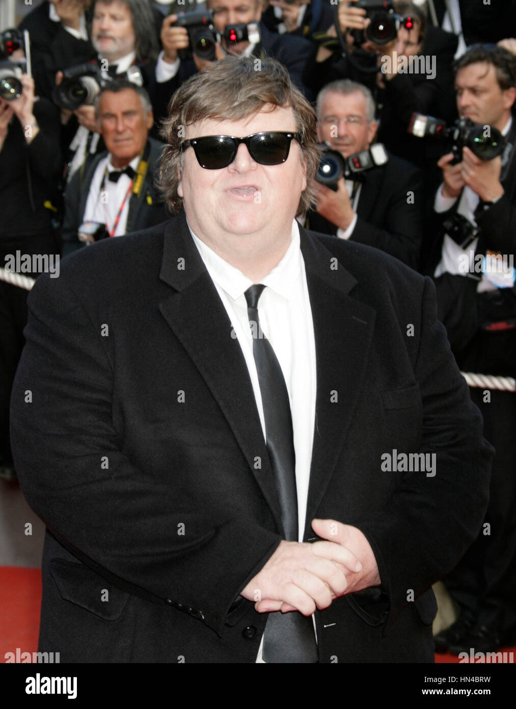 Michael Moore arrives at the Indiana Jones and The Kingdom of The ...