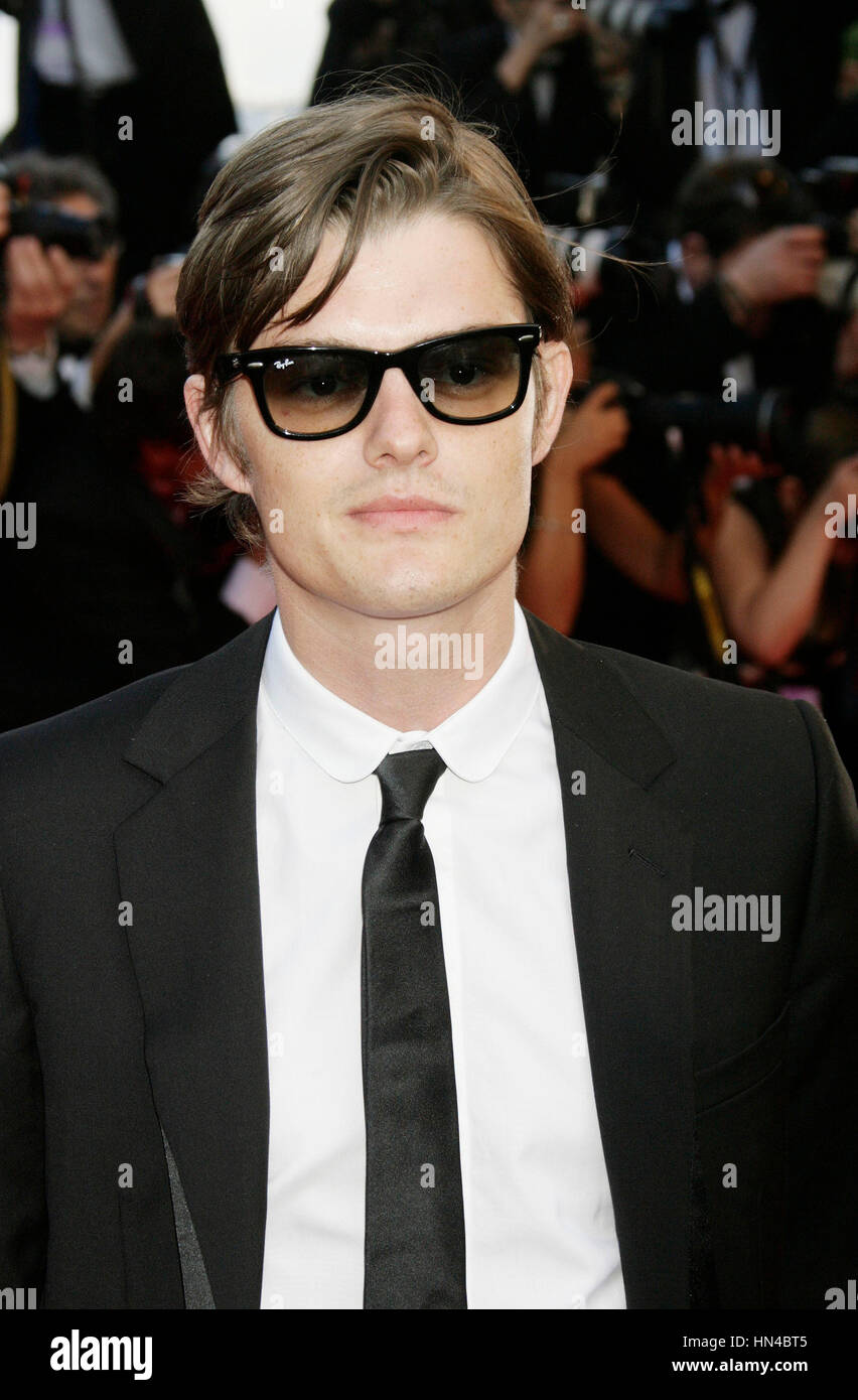Sam Riley arrives at the Indiana Jones and The Kingdom of The Crystal Skull Premiere at the Palais des Festivals during the 61st International Cannes Film Festival on May 18 , 2008 in Cannes, France. Photo by Francis Specker Stock Photo