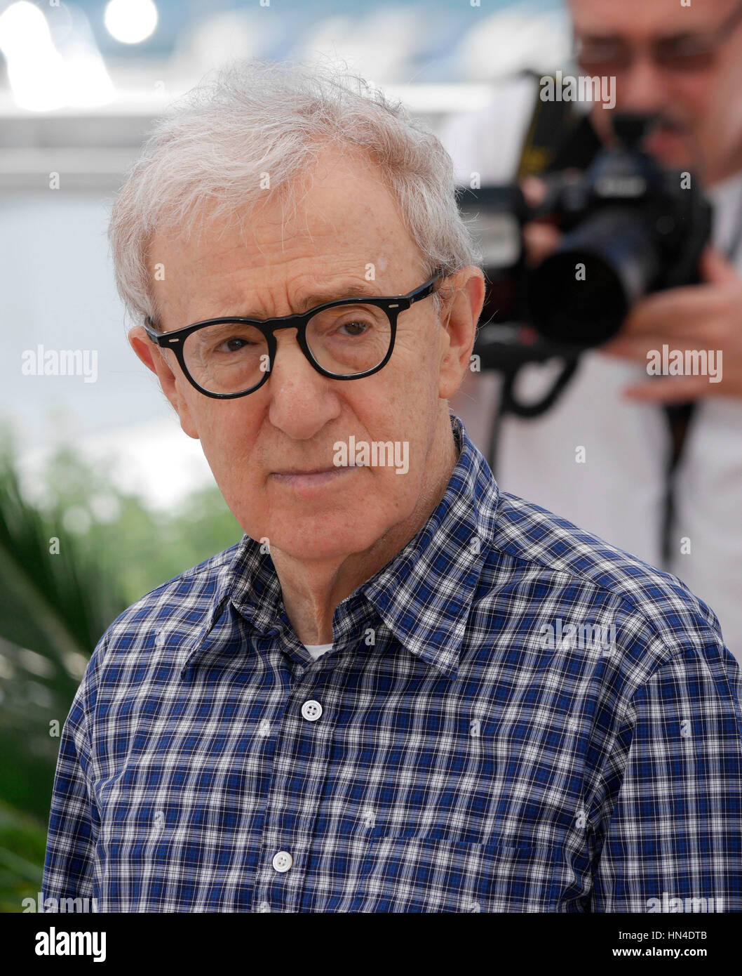 Woody Allen at the photocall for the film, "Irrational Man" at the 68th