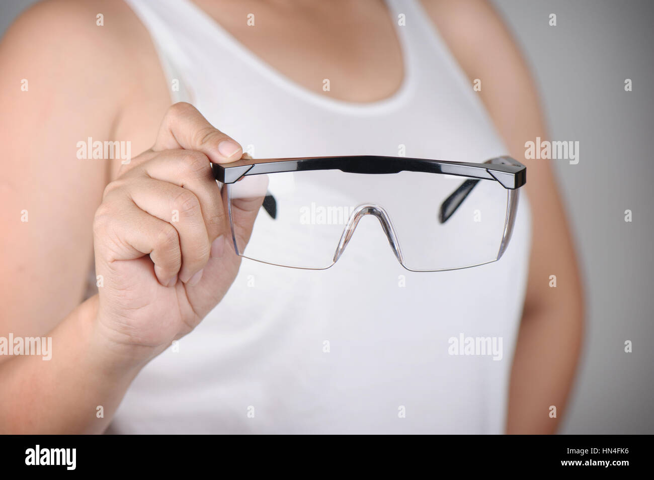 Clear safety glasses hi-res stock photography and images - Alamy